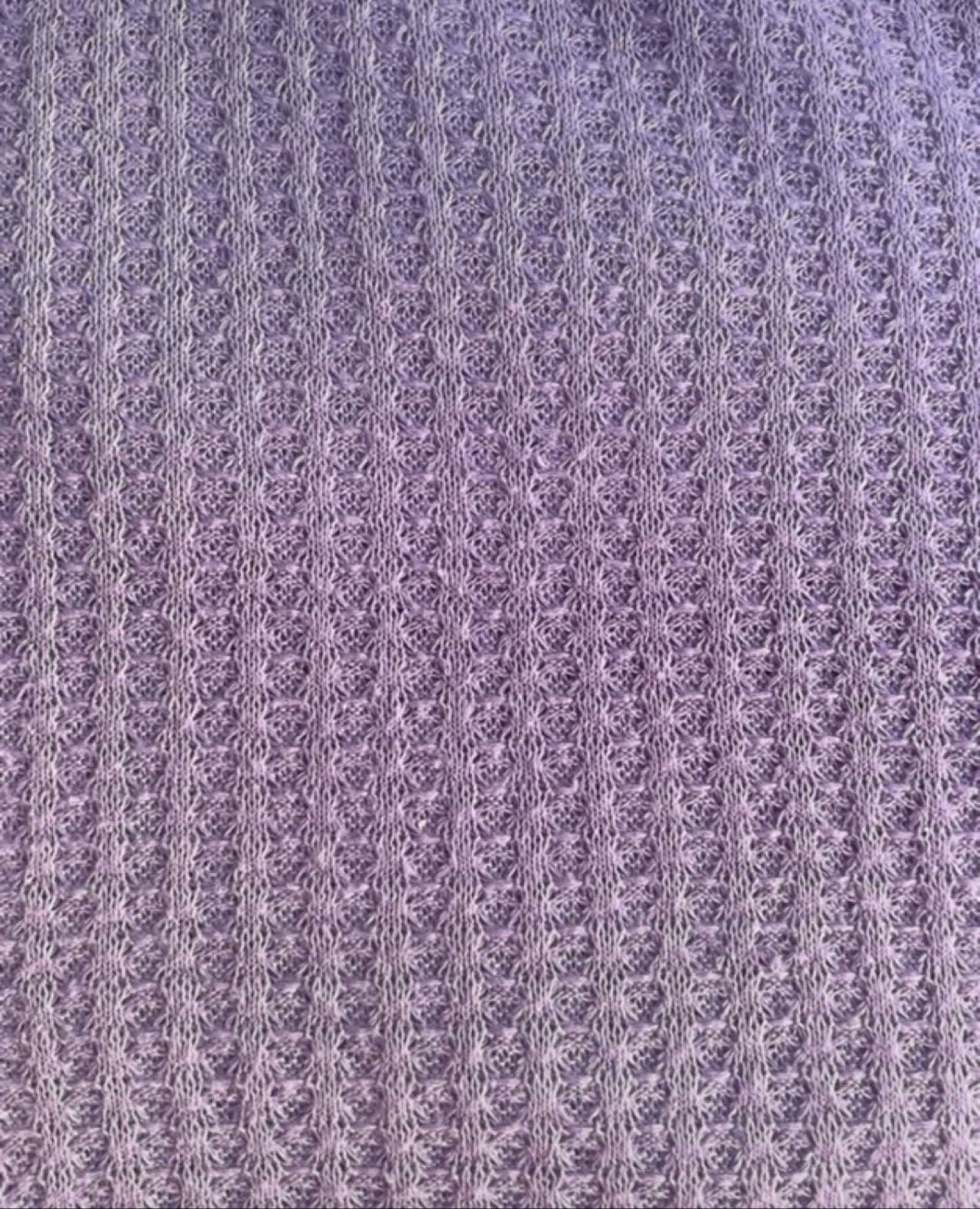 Camiseta de cuello alto texturizada lila – Talla S – photo 6
